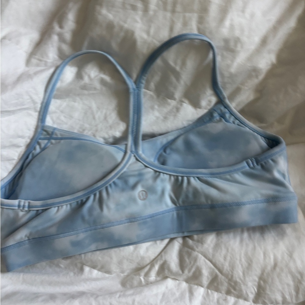 Lululemon Athletica Baby Blue Tie Dye Sports Bra